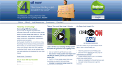 Desktop Screenshot of jobs4allnow.com